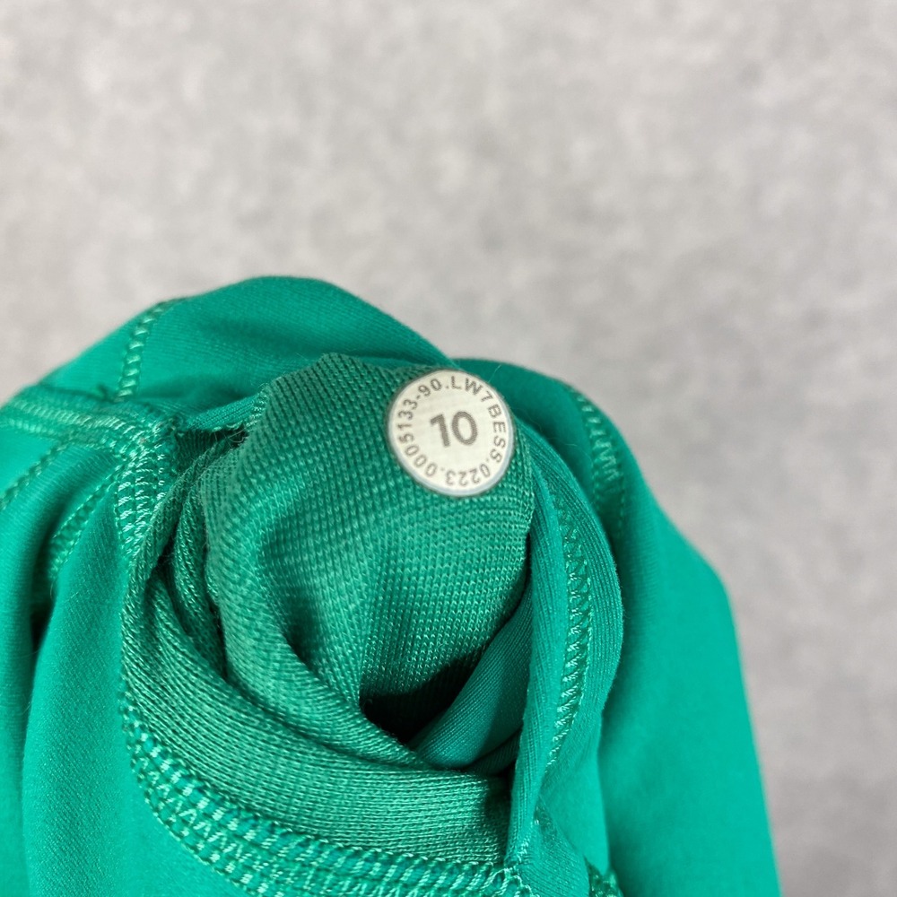 Lululemon Shorts Womens 10 Green Wunder Train High Rise 6" - Picture 5 of 9